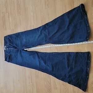 02 Denim. Size 27. Dark wash flare